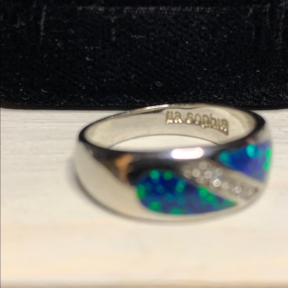 Vintage LIA SOPHIA “Sea Side” Silver Tone Ring - Picture 2 of 4